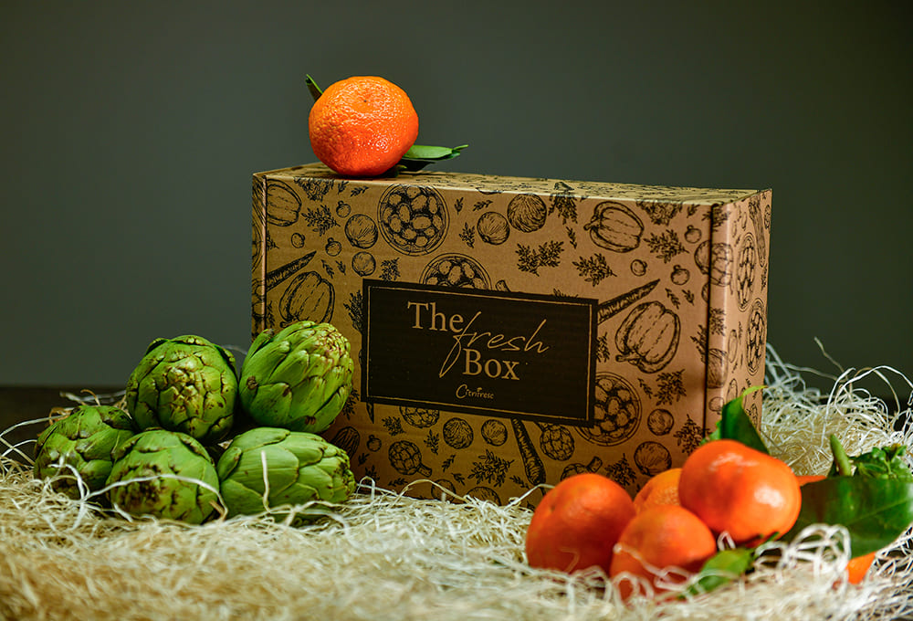 Comprar alcachofas y mandarinas online The TERRETA Box: The FRESH Box, Venta online de Fruta y Verdura
