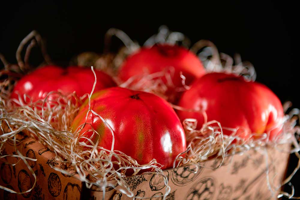 Cesta de Tomates de Barbastro: CITIFRESC, cestas de frutas y verduras para regalar a domicilio